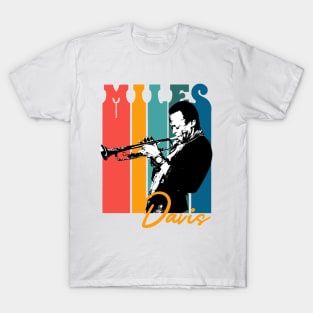 Miles Davis Vintage Color Retro T-Shirt